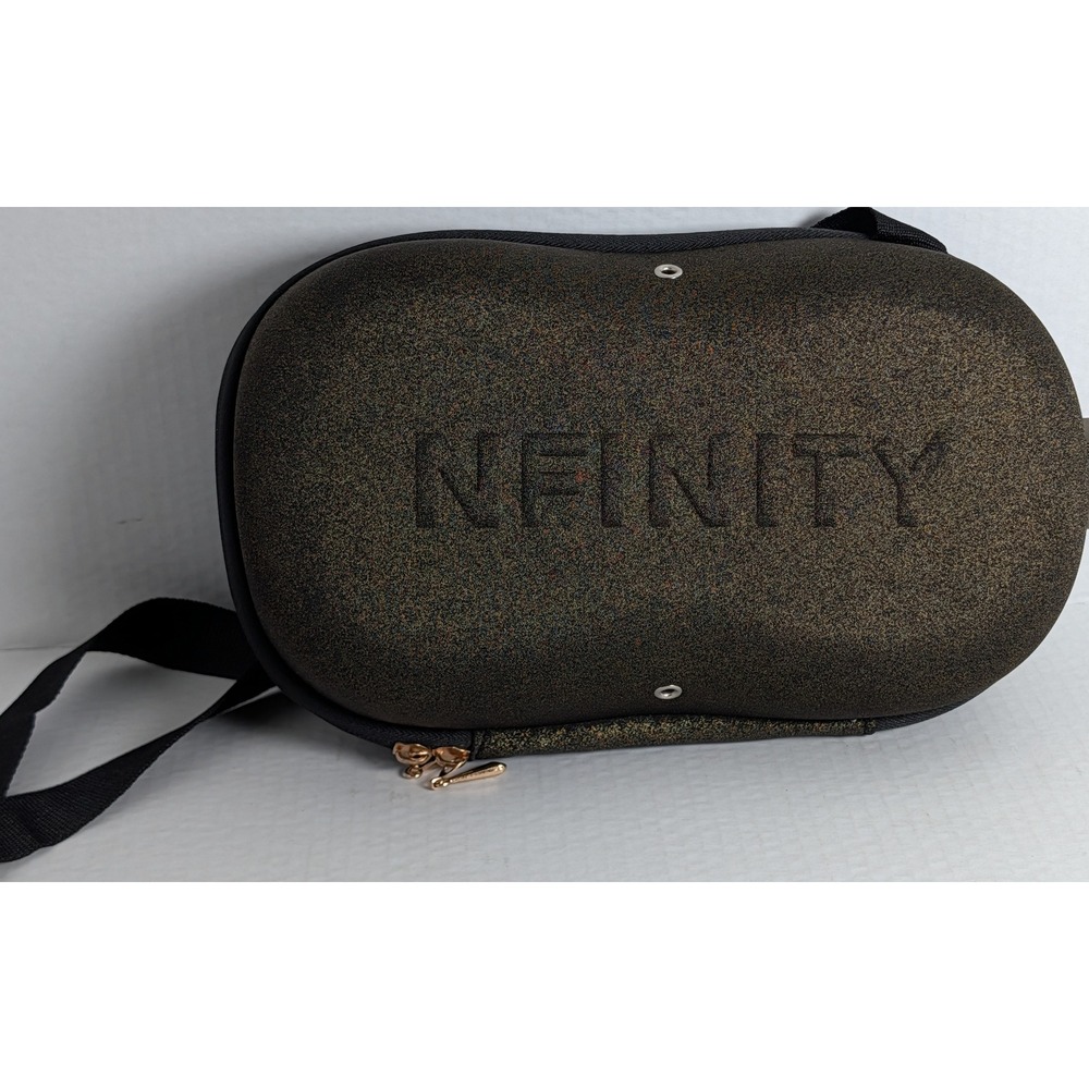 Infinity Flyte Cheer Shoe Case Only Bag Adult Black & Gold Glitter Travel